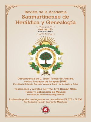 cover image of Revista de la Academia Sanmartinense de Heráldica y Genealogía N° 2